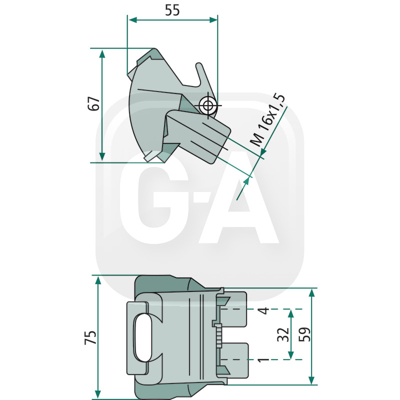 Raccord rapide remorque